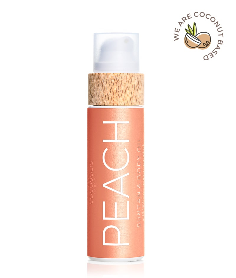 COCOSOLIS PEACH Suntan & Body Oil, ulei natural pentru bronz rapid, 100 ml [1]