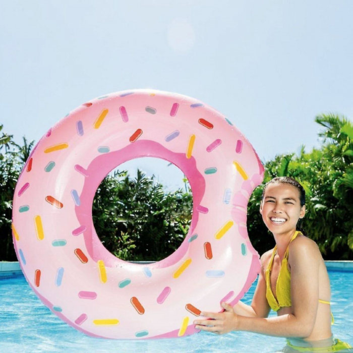 Colac gonflabil pentru piscina, forma de gogoasa - Micostore.ro [4]