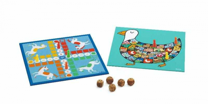 Colectia de 12 jocuri clasice: Ludo, Nu te supara frate!, Memo, Tic Tac Toe, Bingo, Jocul Gastelor, Djeco, varsta 3 - 6, 6 - 9 ani, Adult, Baiat, Fata [4]