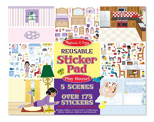 Colectia de abtibilduri reutilizabile Casa mea Melissa and Doug [1]