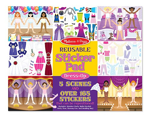 Colectia de abtibilduri reutilizabile Parada de moda Melissa and Doug [1]