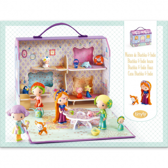 Figurine Bluchka si Indie, Colectia Tinyly, Djeco, varsta 3 - 6, 6 - 9 ani, Fata [4]