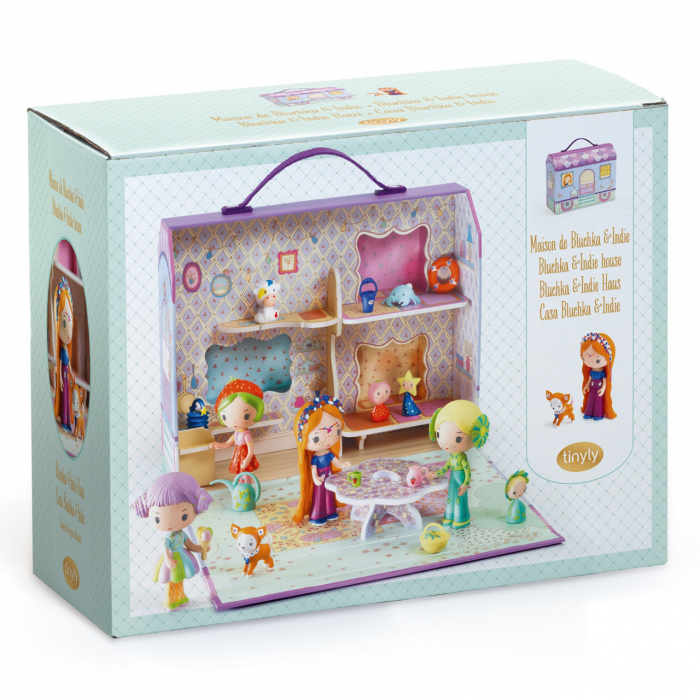 Figurine Bluchka si Indie, Colectia Tinyly, Djeco, varsta 3 - 6, 6 - 9 ani, Fata [5]