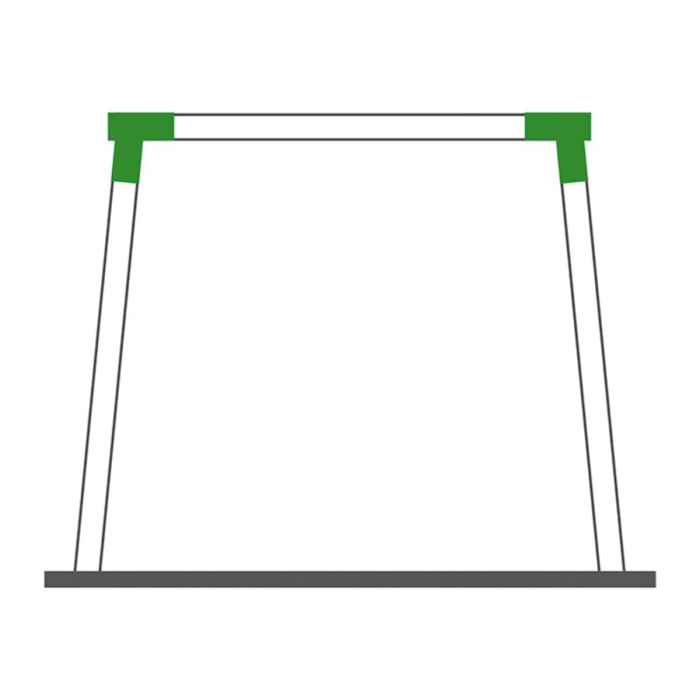 Coltar Universal forma patrata, unghi oblic Verde [3]