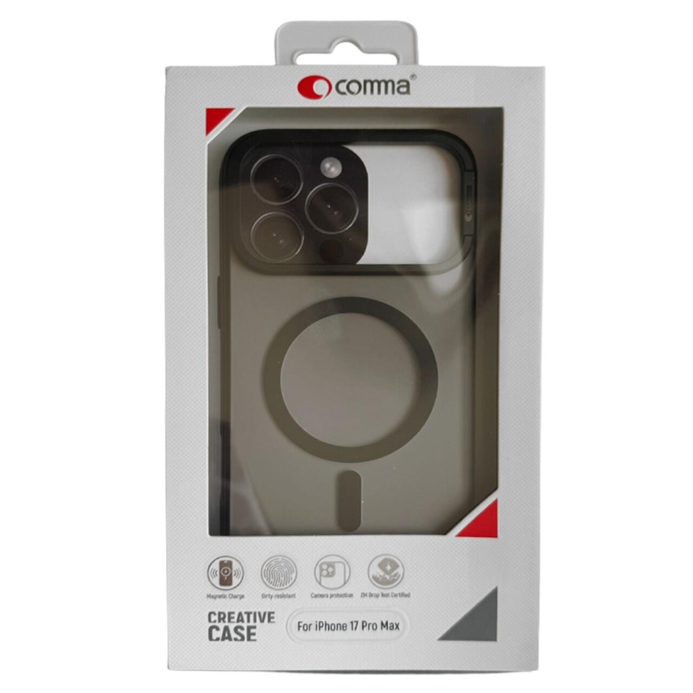 Comma Husa Joy Elegant Magnetic Anti-Shock iPhone 17 Pro Max Negru [3]