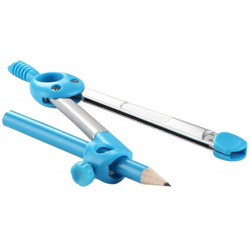 Compas metalic cu mina, Keyroad Jelly Bean, KR971121/KR971130, safety, set PVC, diverse culori [4]