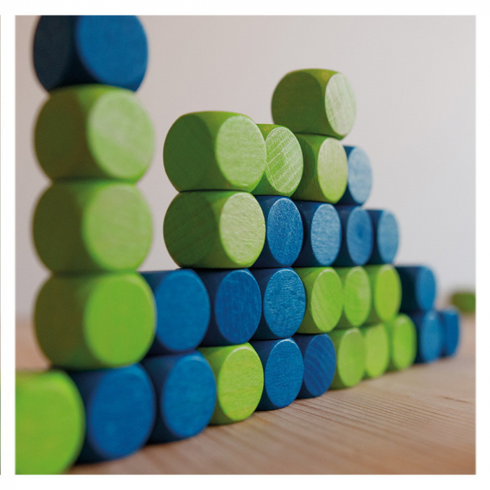 Connecting Cubes, joc de strategie din lemn, Milaniwood, 5+ ani [6]