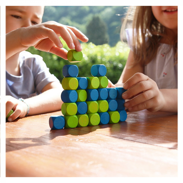 Connecting Cubes, joc de strategie din lemn, Milaniwood, 5+ ani [3]