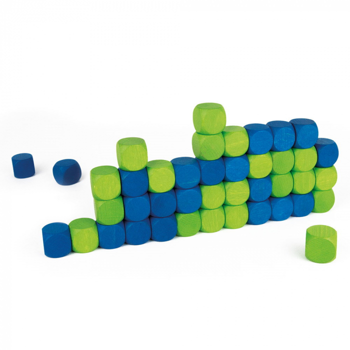 Connecting Cubes, joc de strategie din lemn, Milaniwood, 5+ ani [2]