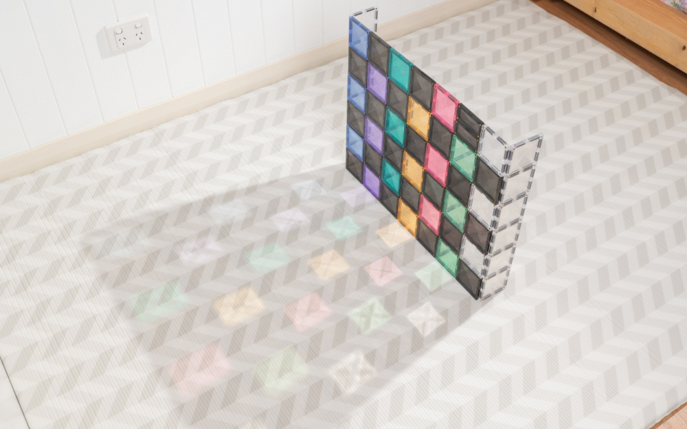 Connetix tiles - Drumuri, Rampe și Intersecții, 48 Piese Magnetice pentru Construcții Creative [4]