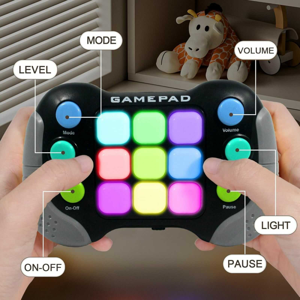 Pop It Electronic copii, consola interactiva cu lumini RGB, 600 nivele [5]