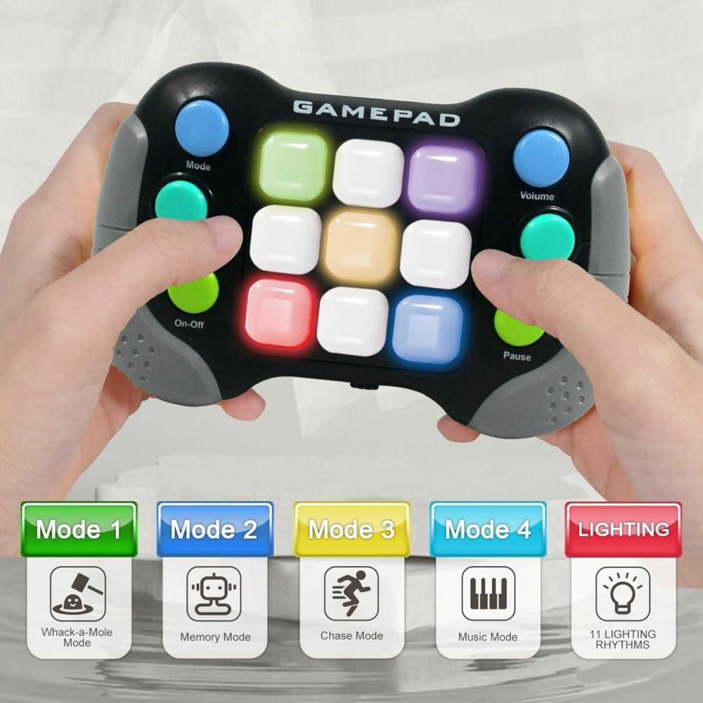 Pop It Electronic copii, consola interactiva cu lumini RGB, 600 nivele [4]