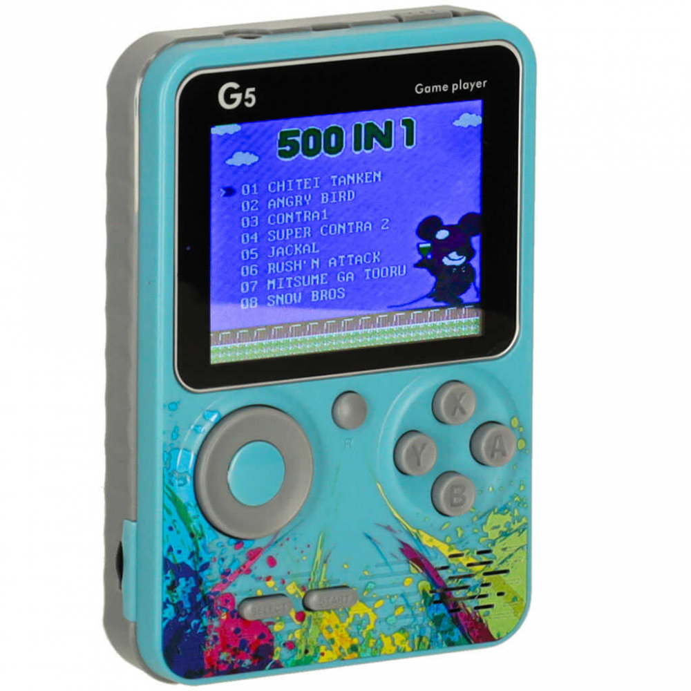 Consola Retro 500 Jocuri Clasice – Portabila, Multiplayer [2]