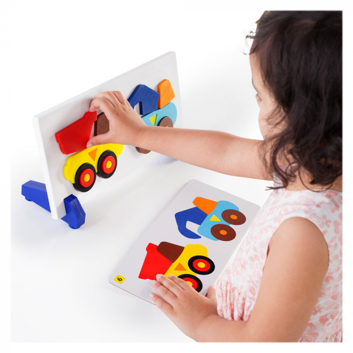 Construction Truck, joc magnetic de sortare, Guidecraft, 3-7 ani [3]