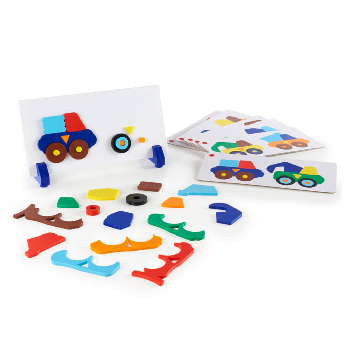 Construction Truck, joc magnetic de sortare, Guidecraft, 3-7 ani [4]