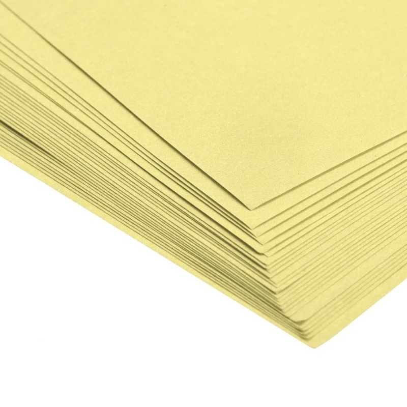 Coperta indosariere A4 CNX, carton imitatie piele, galben, 230g/mp, top 100 coli [2]