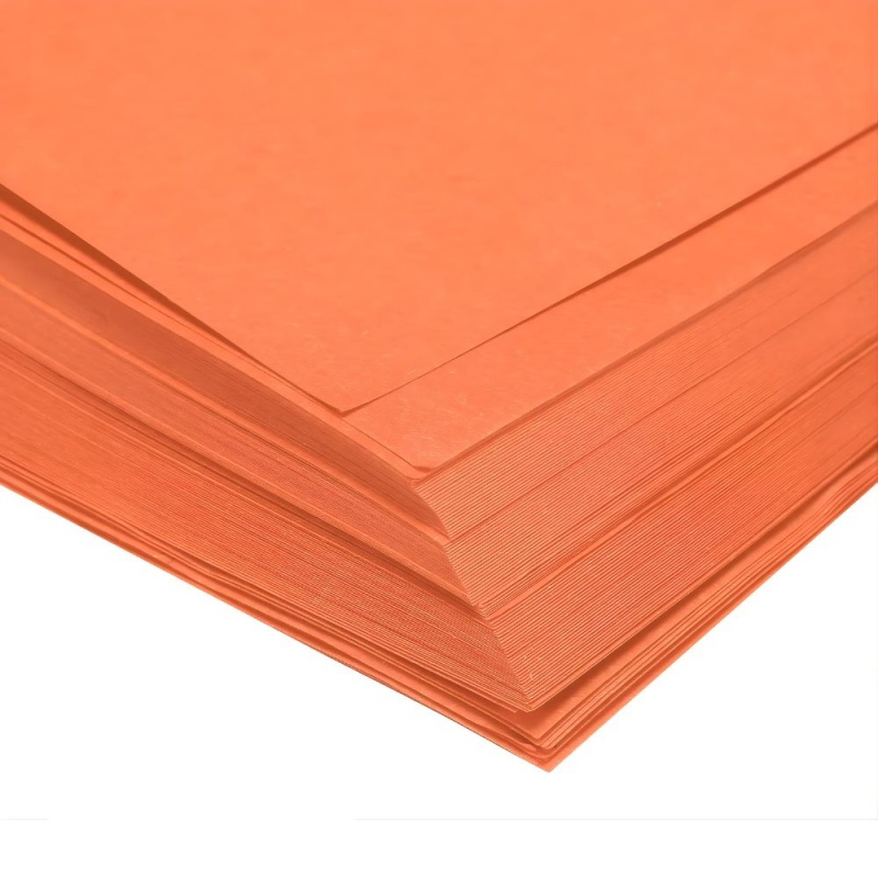 Coperta indosariere A4 CNX, carton imitatie piele, portocaliu, 230g/mp, top 100 coli [2]