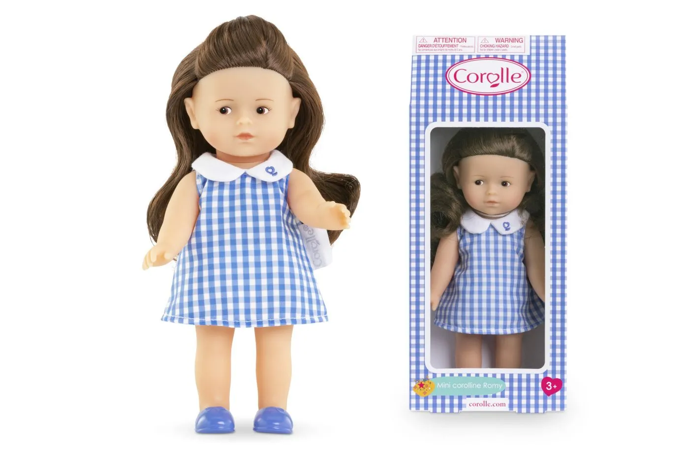 Corolle ltc papusa mini corolline romy rochita albastra 20cm, copii varsta 3 ani pana la 7 ani [7]