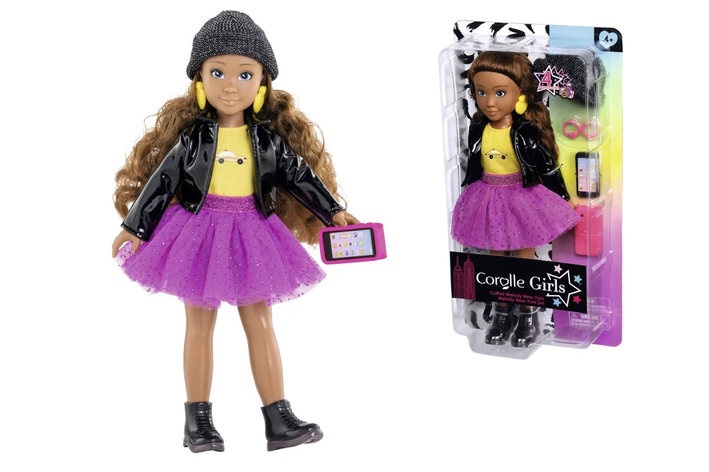 Corolle set saptamana modei la new york papusa melody 28cm, copii varsta 4 ani pana la 8 ani [9]