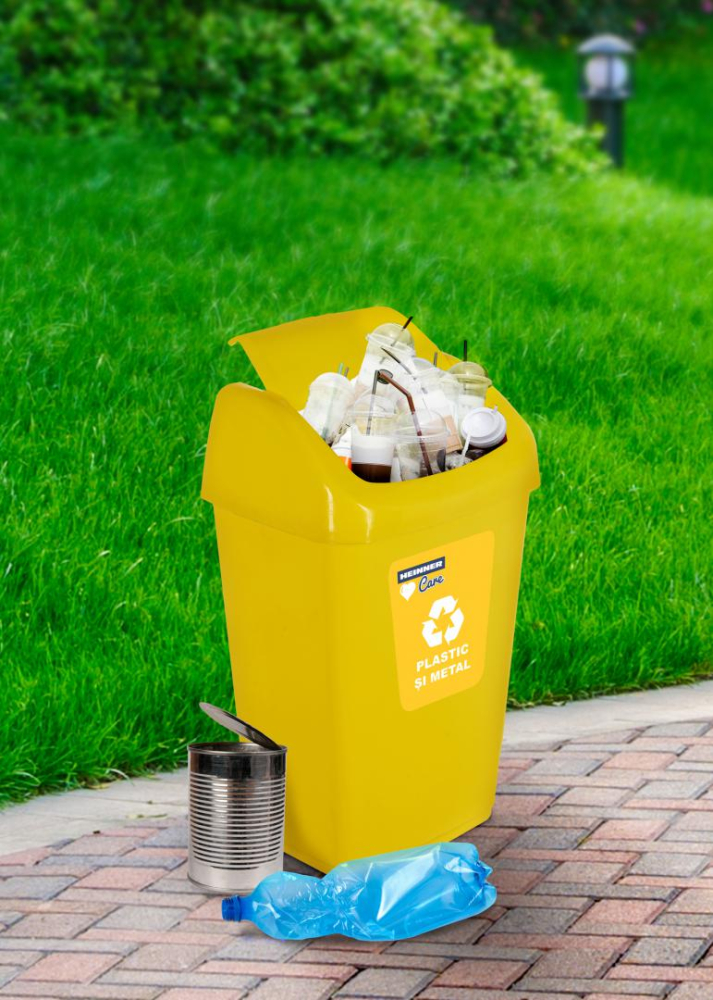 Cos gunoi pt reciclare eco 35 l, galben [3]