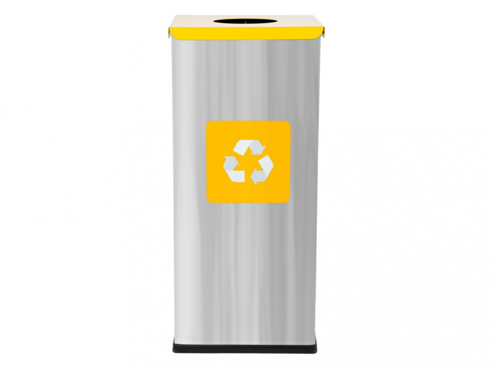 Coș inox colectare selectivă Eko Square Prestige 60 L [2]