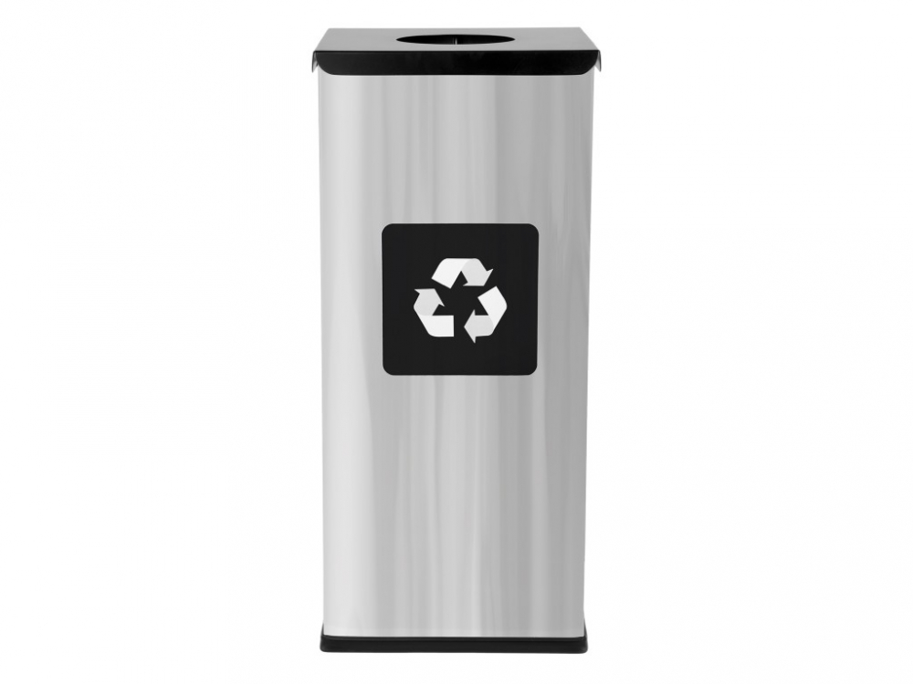 Coș inox colectare selectivă Eko Square Prestige 60 L [2]