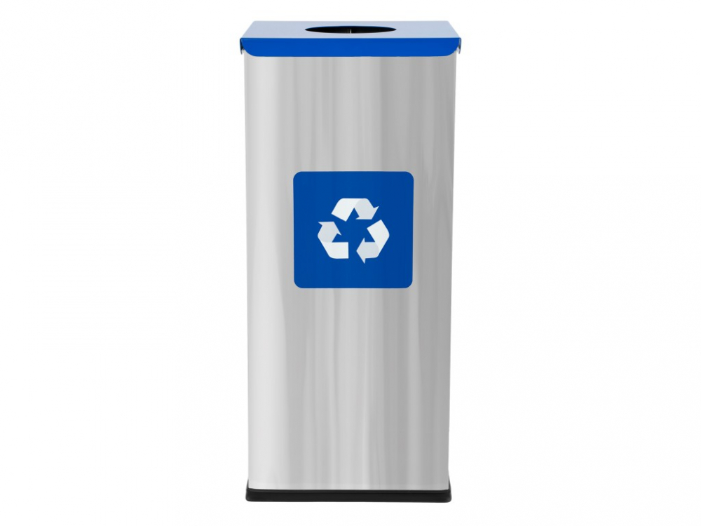 Coș inox colectare selectivă Eko Square Prestige 60 L [2]