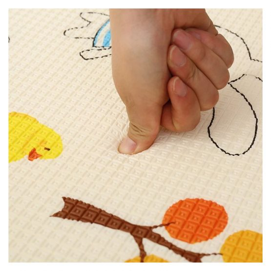 Covoras de joaca educativ, impermeabil cu 2 fete, pentru copii. [4]