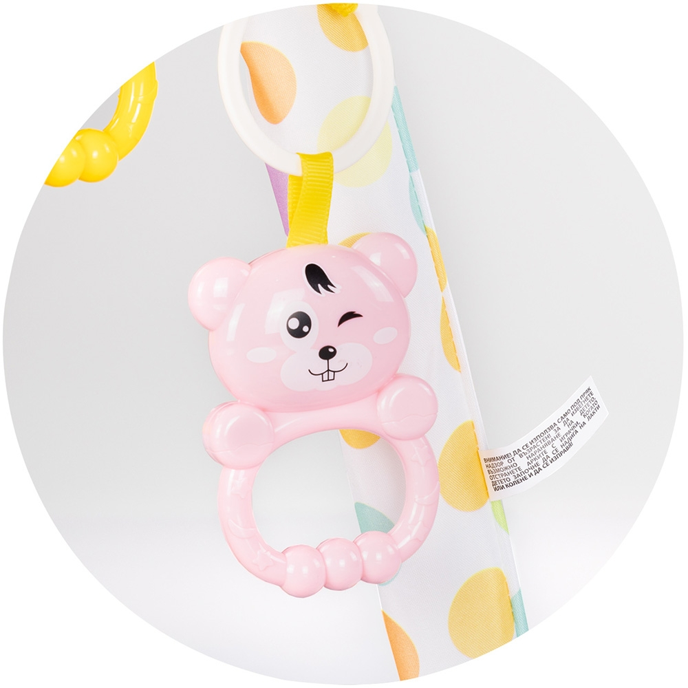 Covoras de joaca cu pian Chipolino Zoo Party blue [7]