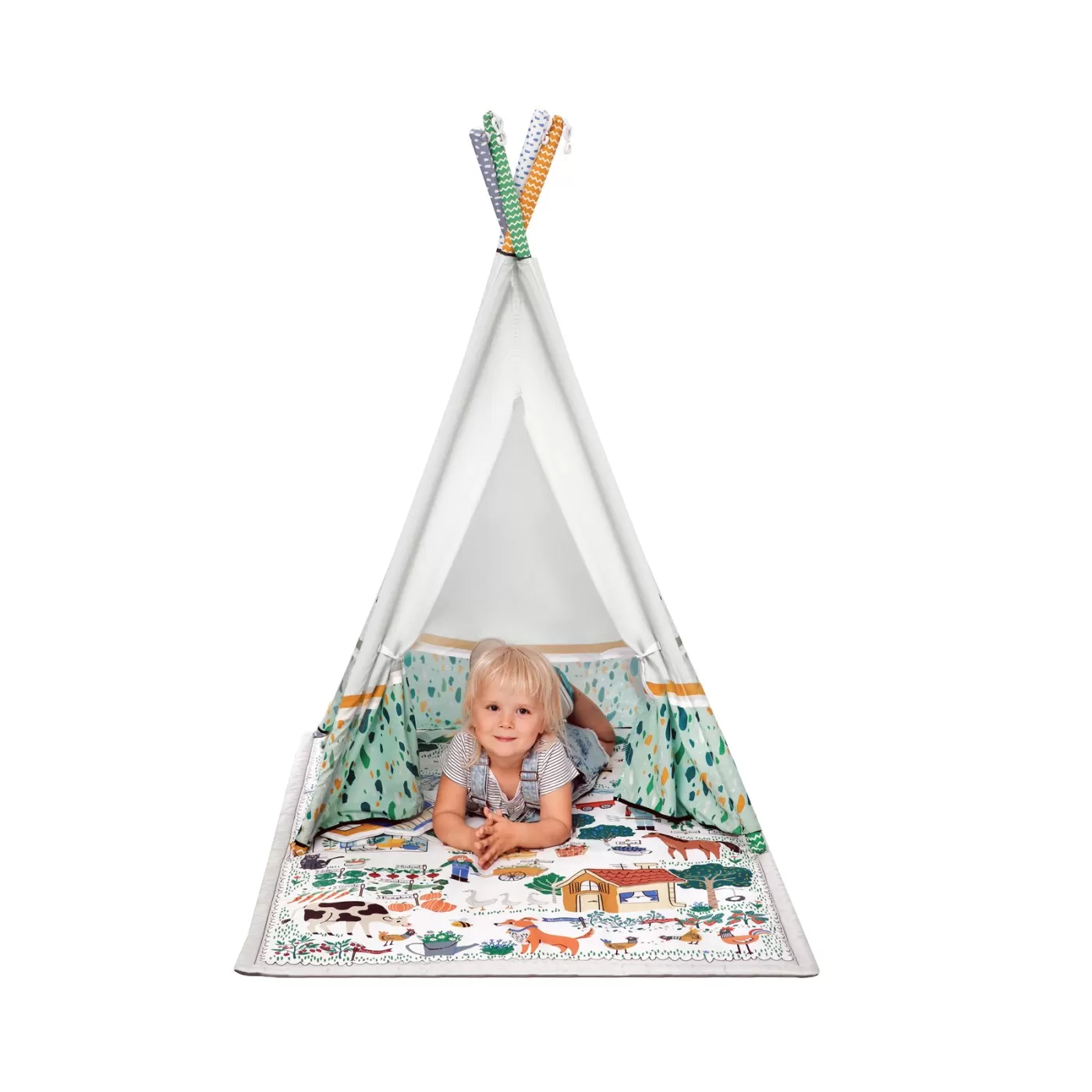 Covoras educational kinderkraft little gardener, varsta de la 0 luni la 3 ani [6]