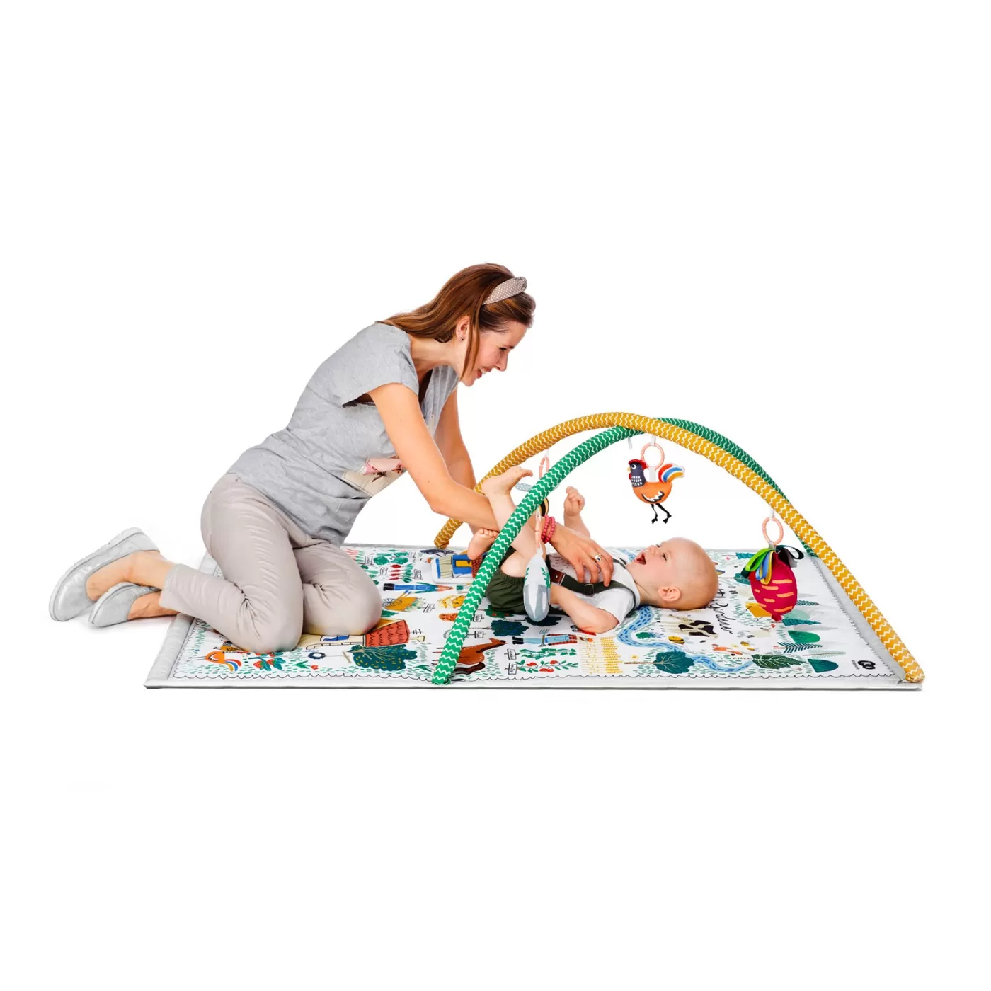 Covoras educational kinderkraft little gardener, varsta de la 0 luni la 3 ani [7]