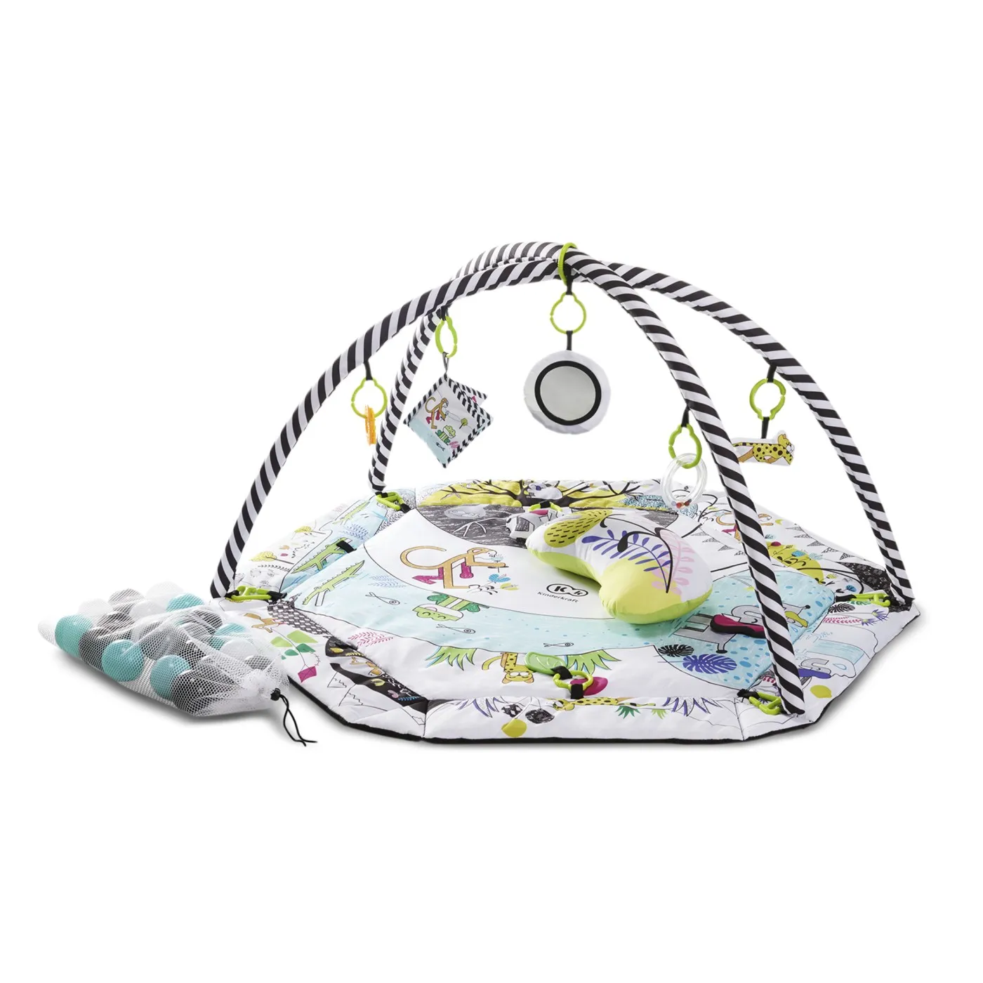 Covoras educational kinderkraft smartplay, varsta de la 0 luni la 2 ani [2]