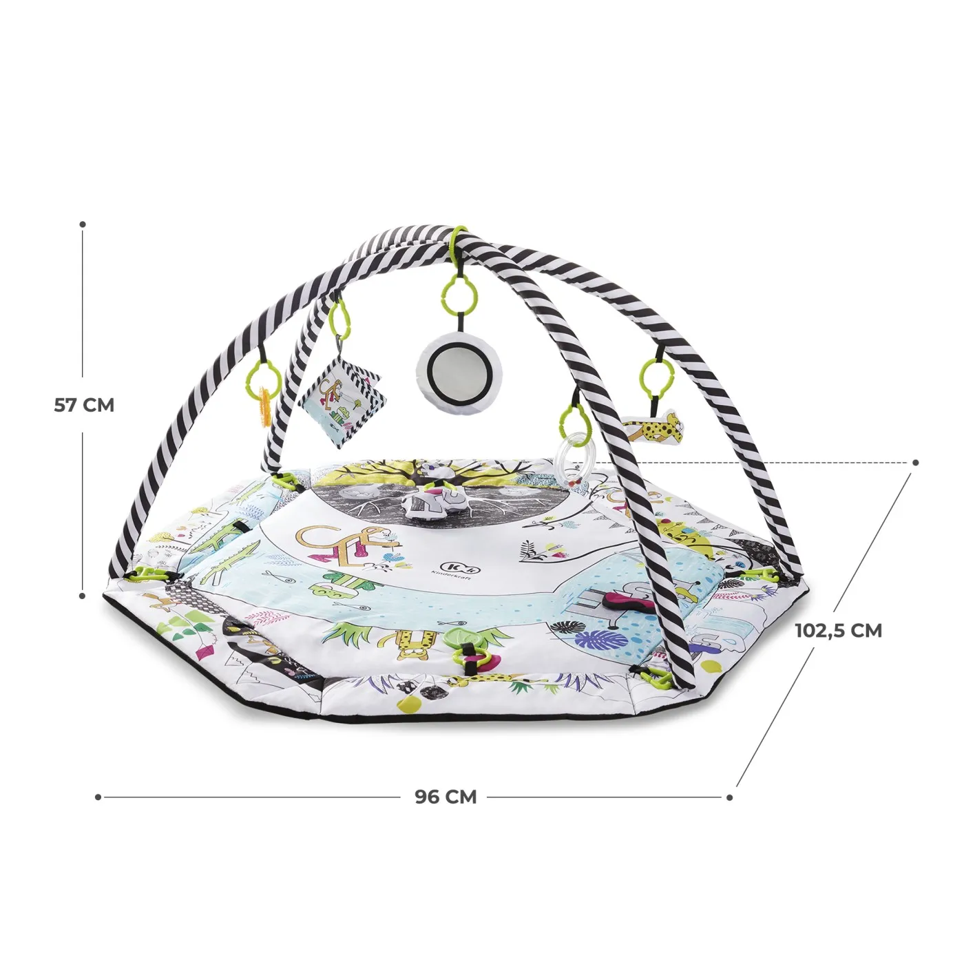 Covoras educational kinderkraft smartplay, varsta de la 0 luni la 2 ani [5]