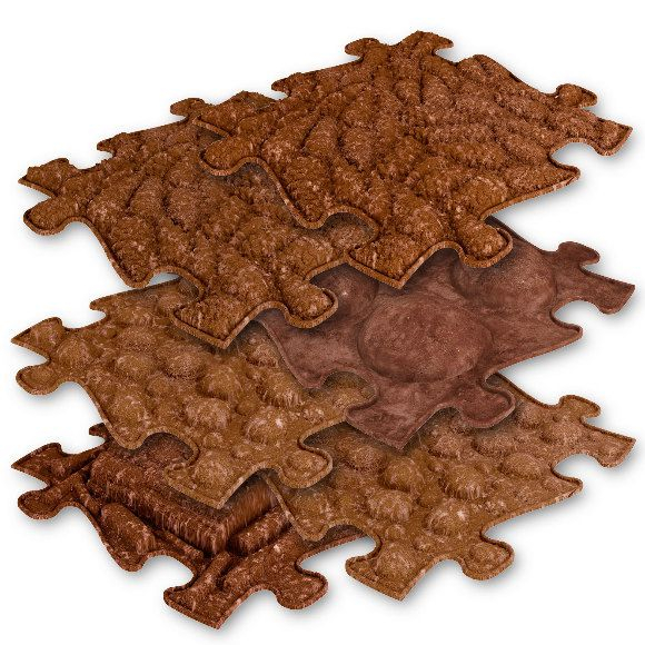 Covoras ortopedic senzorial puzzle Set ECO Muffik [1]
