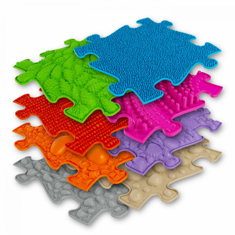 Covoras ortopedic senzorial puzzle Set Mediu A Muffik [1]