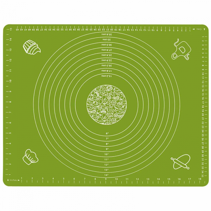 Plansa, Covoras pentru framantat aluat, Roz, 50 x 40 cm [12]