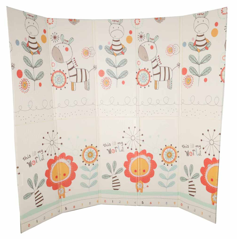 Covoras Pliabil Educativ XPE pentru Copii cu Model Animale 180x200 cm [2]