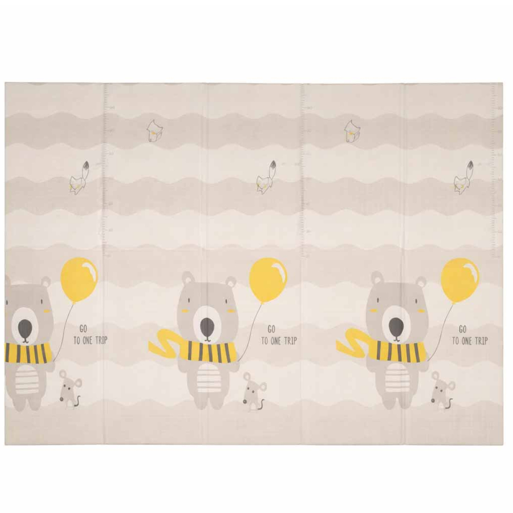 Covoras Pliabil Educativ XPE pentru Copii cu Model Ursuleti si Copaci 150x200 cm [3]