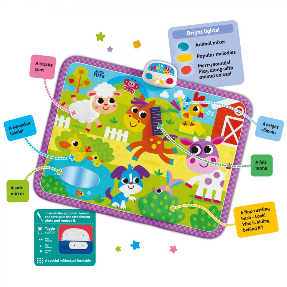 Covoras senzorial, prieteni la ferma [3]