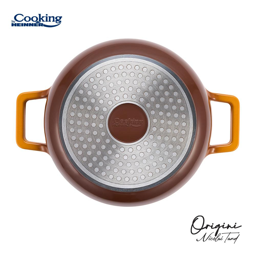 Cratita aluminiu turnat + capac 20x10 cm, 2.4l, nicolai tand, origini, cooking by heinner [9]