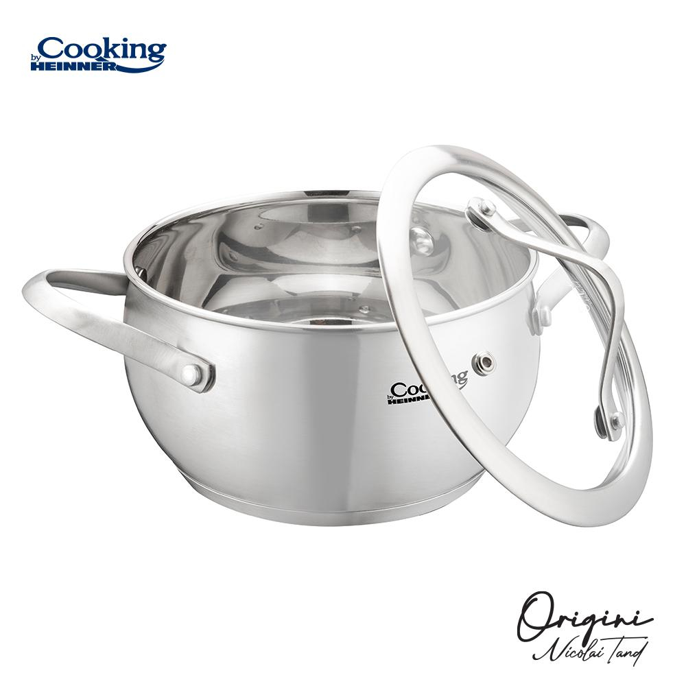 Cratita inox+capac 16x9 cm, 1.8l, nicolai tand, origini, cooking by heinner [3]