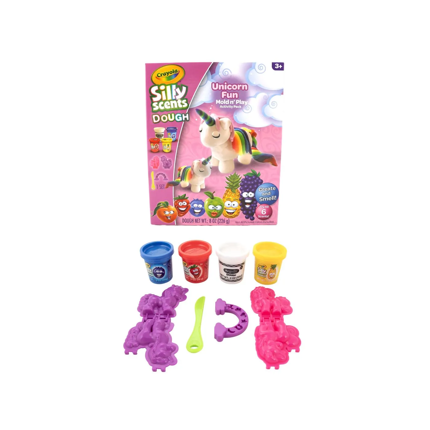 Crayola silly scents set mediu unicorn cu accesorii, copii varsta 3 ani pana la 10 ani [6]