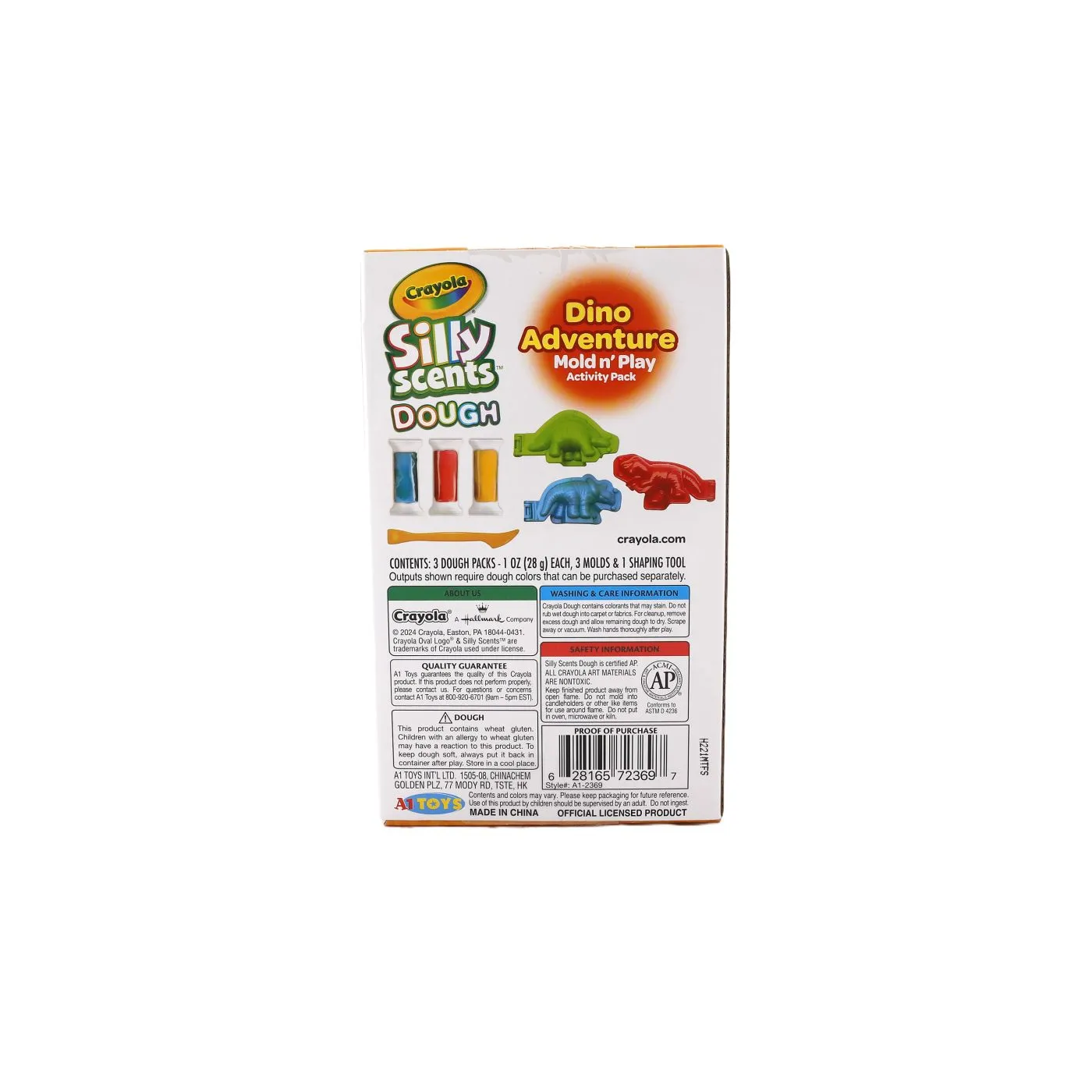 Crayola silly scents set mic dinozaur cu accesorii, copii varsta 3 ani pana la 10 ani [3]