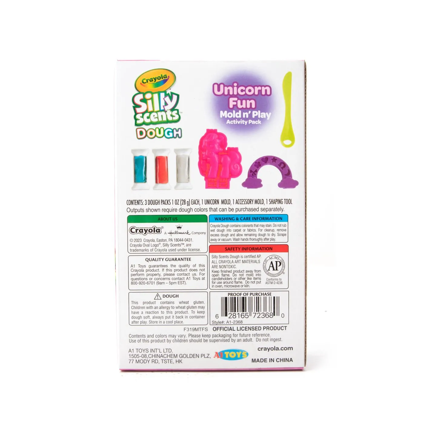 Crayola silly scents set mic unicorn cu accesorii, copii varsta 3 ani pana la 10 ani [3]