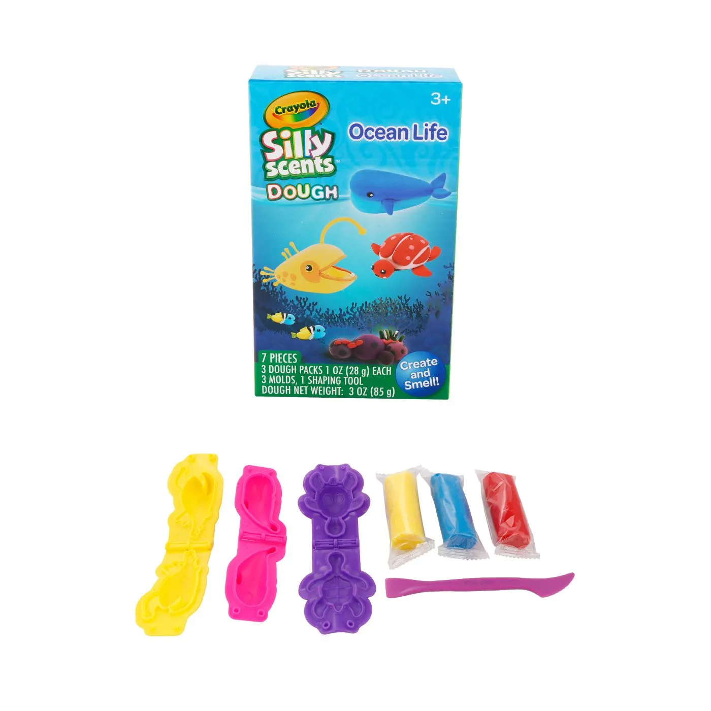 Crayola silly scents set mic viata oceanului cu accesorii, copii varsta 3 ani pana la 12 ani [6]