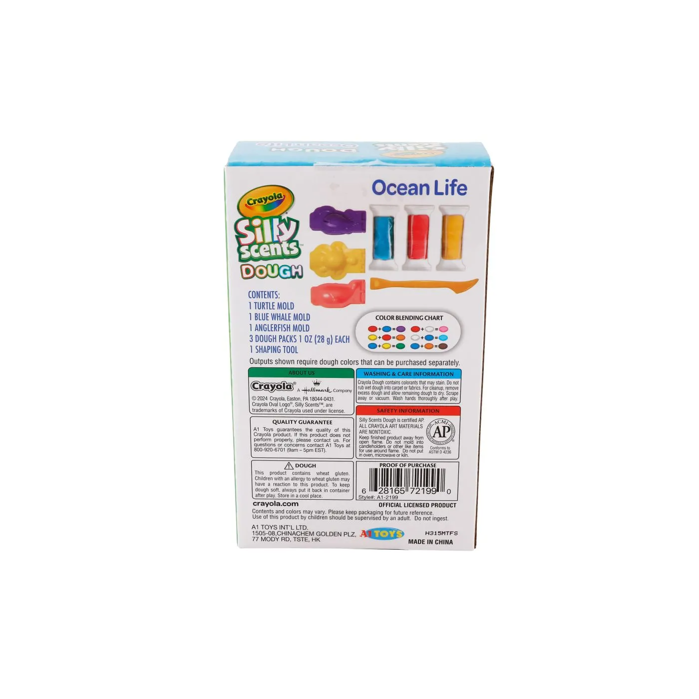 Crayola silly scents set mic viata oceanului cu accesorii, copii varsta 3 ani pana la 12 ani [3]
