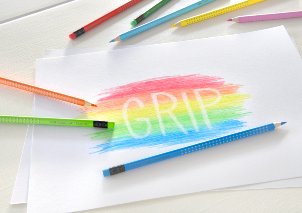 Creioane colorate 10 culori cu guma grip 2001 faber-castell [2]