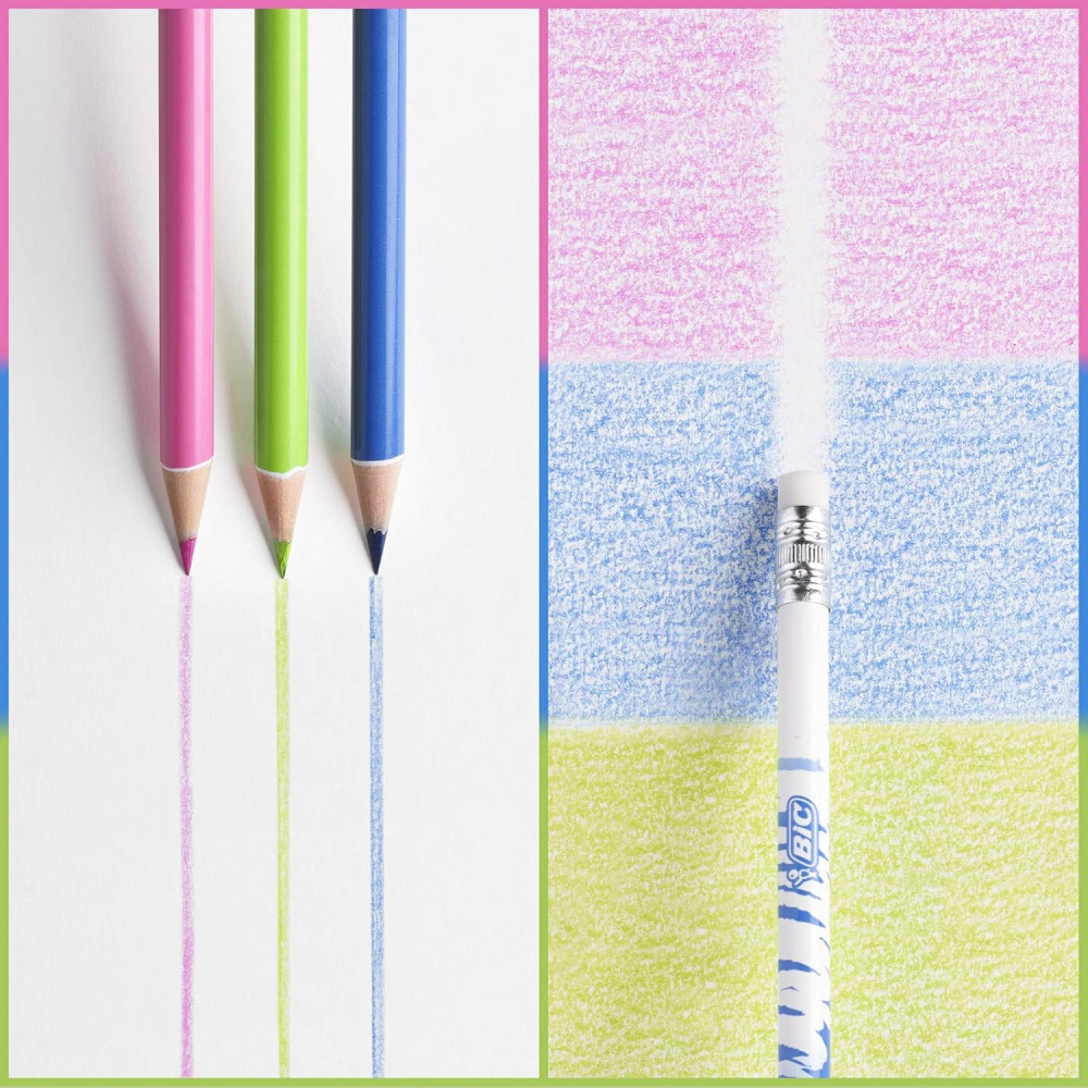 Creioane colorate 12 culori evolution illusion bic [4]