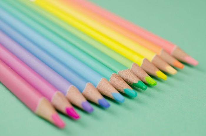 Creioane colorate 12 culori pastel kores [2]
