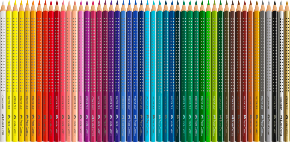 Creioane colorate 48 culori grip faber-castell [4]